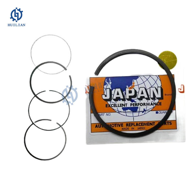 Japonya 40118 40123 40425 Ekskavator için Piston Seal Ring 4TNE84 4TNV98 4TNV94 Yanmar Motor Ring Set Parçaları