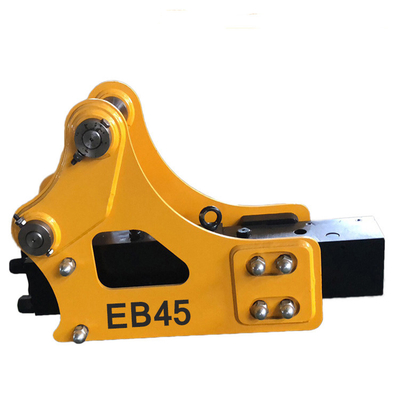 EB45 0,8 - 1,5 Tonluk Mini Ekskavatör Ataşmanı için Kaya Çekici Açık Taraflı Tip Hidrolik Kırıcı