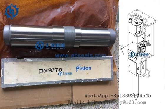 Doosan Hidrolik Kırıcı Yedek Parçaları DXB170 Kırıcı Piston Uzun Hizmet Ömrü