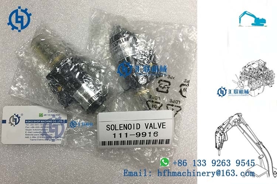 Solenoid Valf Ekskavatör Elektrikli Parçaları CATEEEE 111-9916 Aşınmaya Dayanıklı