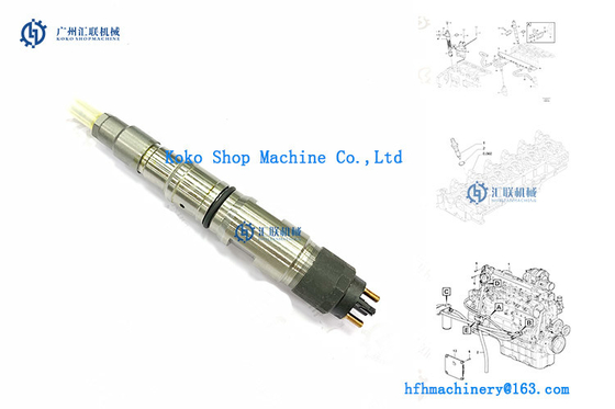0445120278 Bosch Doosan Ekskavatör Motor Enjektörü Dizel Motor Yakıt Enjeksiyonu